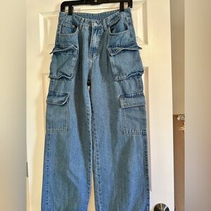 Blue Cargo Jeans